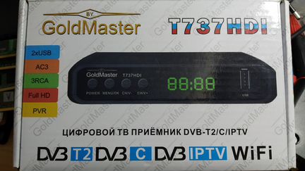 TV тюнеры DVB T2 GoldMaster (или ремонт любых)
