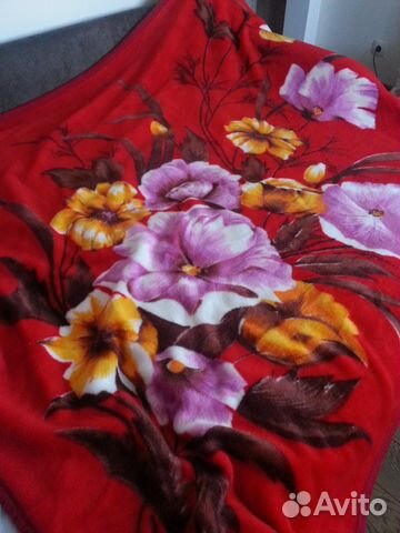 Покрывало велюровое - новое (Корея)