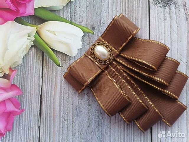 Галстук - брошь, различные варианты