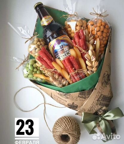 Съедобный букет мужчине