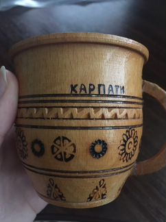 Чашка, дерево, Карпаты, СССР