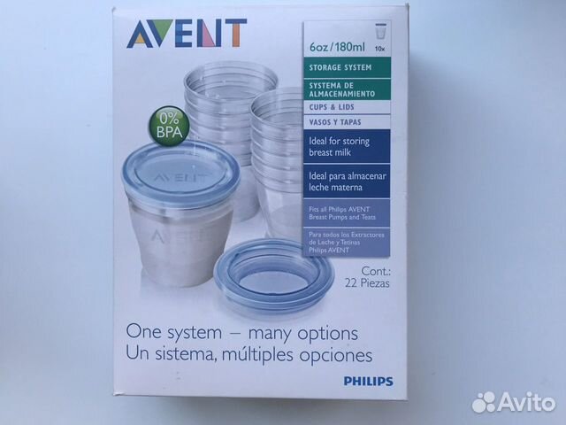 Контейнеры philips avent для детского питания