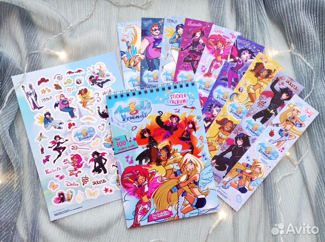 Наклейки Друзья Ангелов Angel's Friends