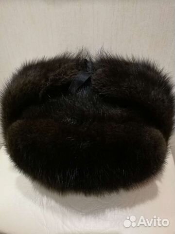 Норковая шапка мужская