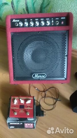 Бас гитара + комбик + процессор