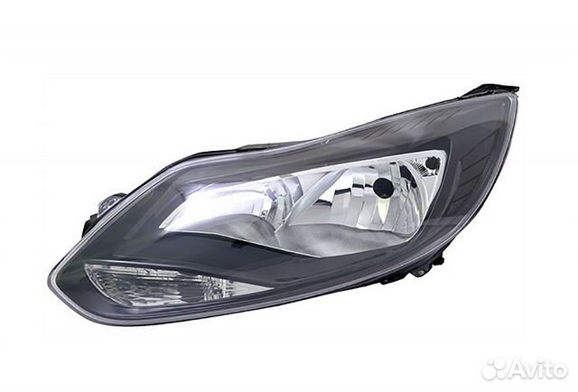 Ford focus 3 фары чёрные
