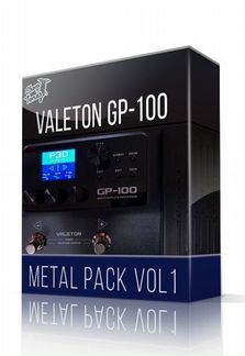 Valeton GP100 Choptones Metal Pack