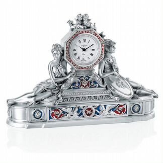 Часы каминные серебро Италия Felice Ярославль