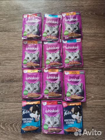 Whiskas и felix (вискас и феликс) для котят