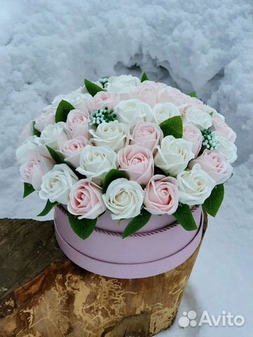 Букеты из мыльных роз и цветов