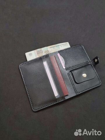 Портмоне для документов мужское из кожи