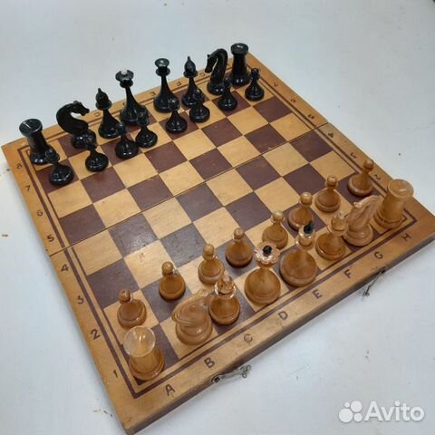 Шахматы и шашки деревянные СССР