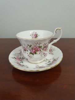 Чашка с блюдцем,английский фарфор,Royal Albert