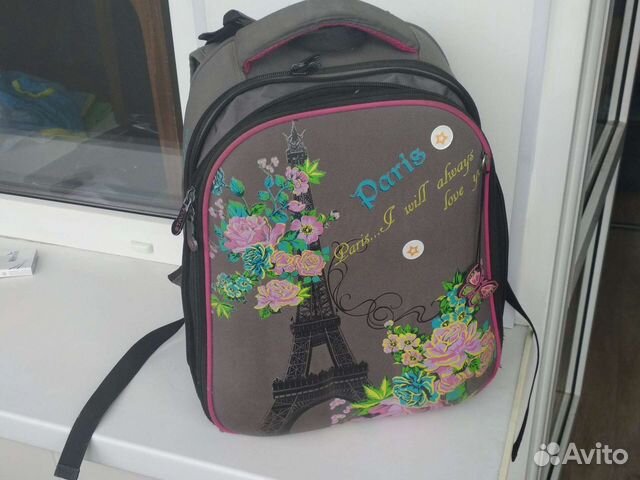 Ортопедический каркасный школьный рюкзак