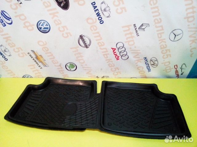 Коврики резиновые салона Geely Emgrand EC 7 c09г