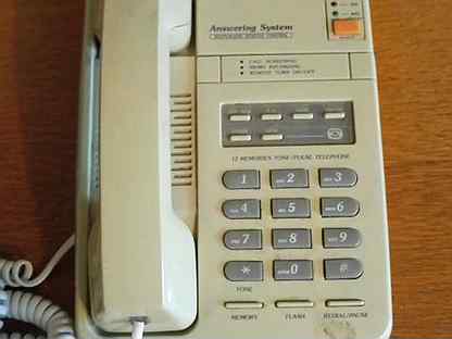 Телефон стационарный кнопочный, дисковый