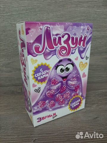 Опыты для детей «Лизун с сердечками»