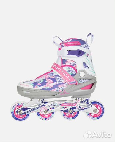 Ролики растущие детские + шлем новый (5-7 лет)