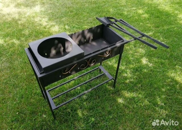 Мангал разборный 2в 1 дачный