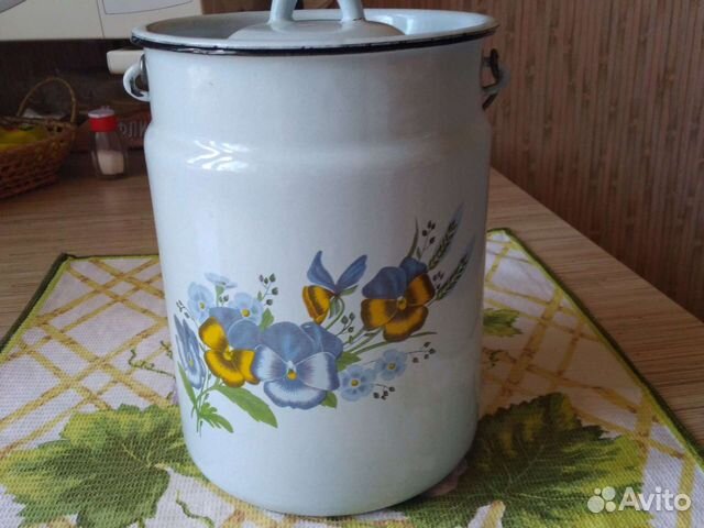 Бидон эмалированный СССР