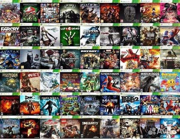 Игры на xbox 360 прошитый lt 2.0 и lt 3.0