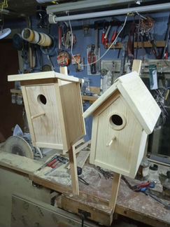Скворечник, кормушка для птиц