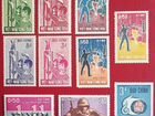 Почтовые марки Южный Вьетнам 1963, 1964 годов