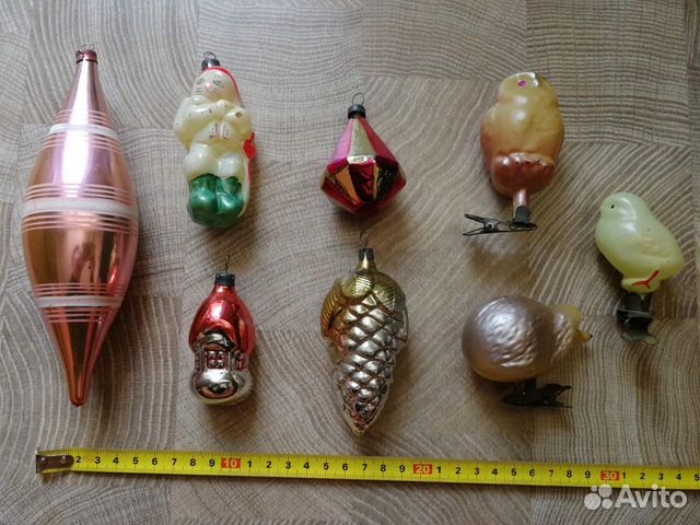 Елочные игрушки СССР