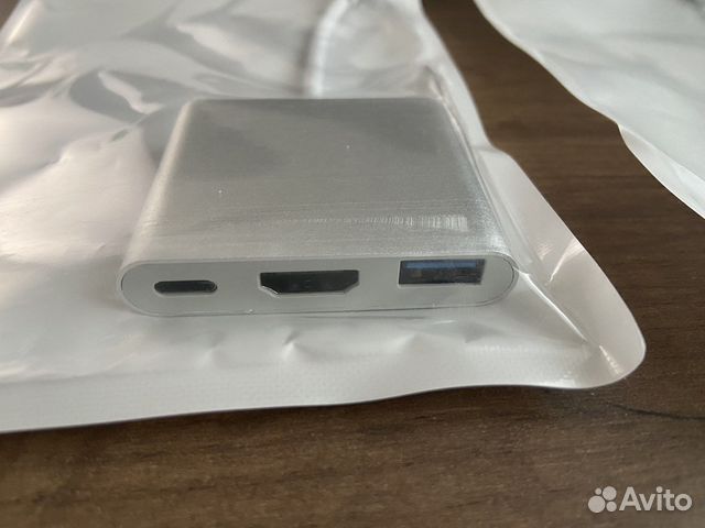 Адаптер переходник USB-C to hdmi + usb-a + USB-C