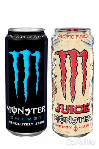 Энергетические напитки Monster Energy