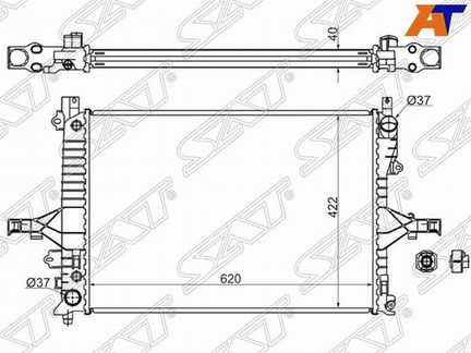 Радиатор volvo S60