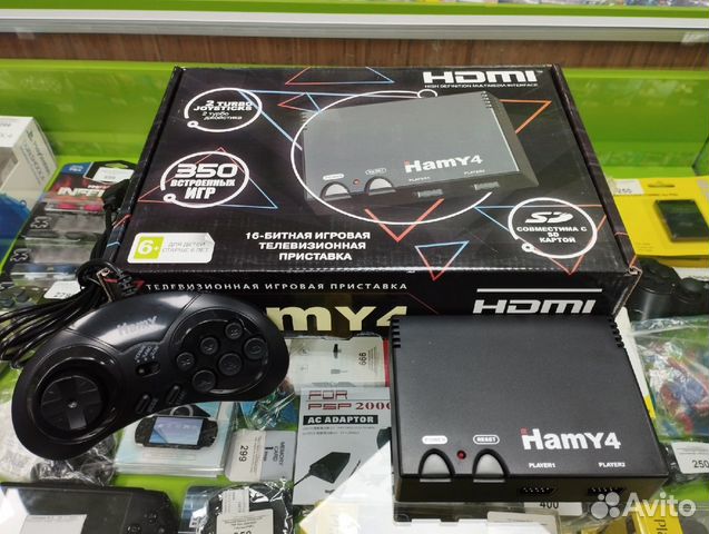 Hamy 4 (350 встроенных игр) hdmi (16 BIT)