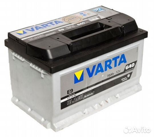 70 Ач Аккумулятор Varta Black Dynamic E9