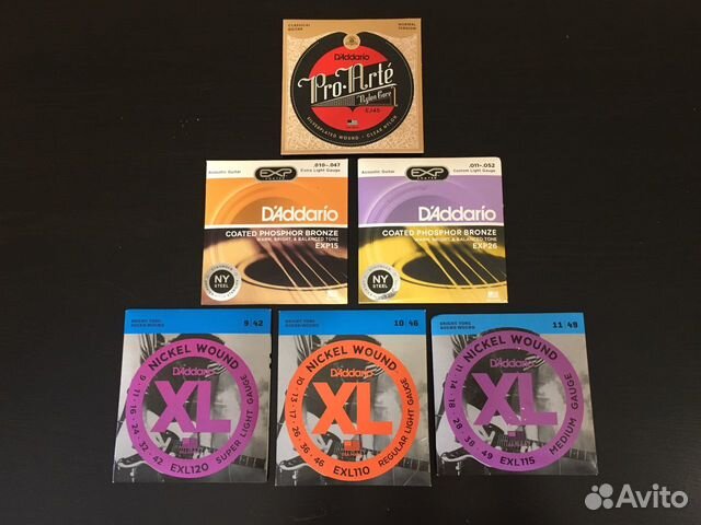 Струны для гитары новые