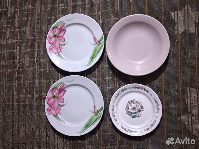 Тарелки, фарфор, СССР