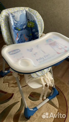 Стул для кормления chicco polly 2 в 1