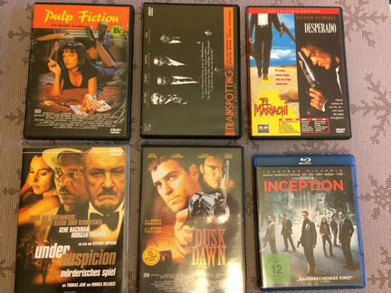 Фильмы на DVD дисках на немецком английском языке