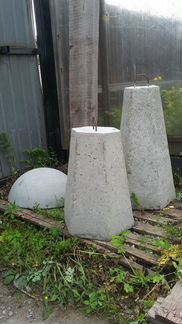 Полусфера бетонная, Ограничители парковки