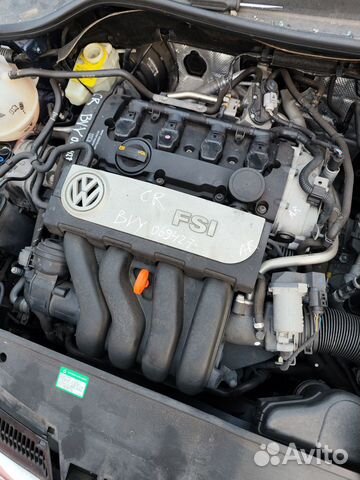 BVY двигатель 2.0л 150лс FSI Volkswagen,Audi,Skoda