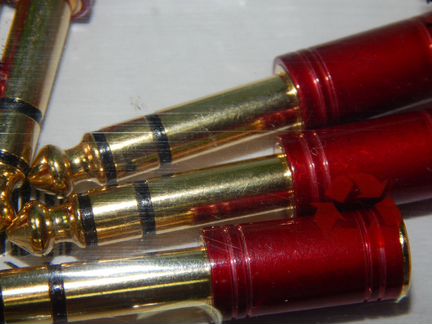 Переходник jack 3.5 на jack 6.35 gold