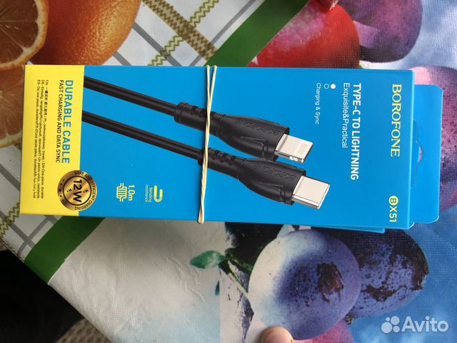 Шнур type c на iPhone