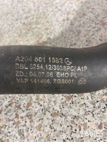 Патрубок Mercedes E-Class W212 OM651 2.2 CDI 2011