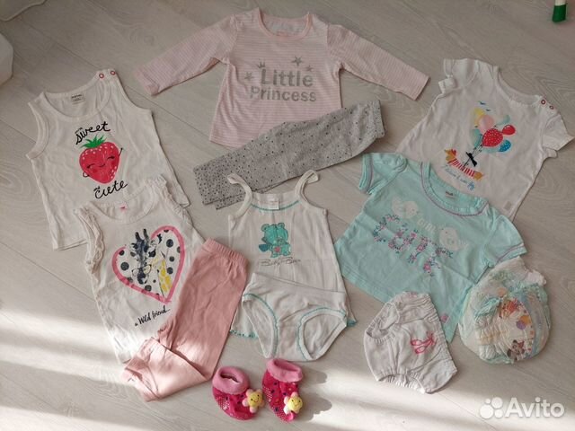Детские вещи на девочку р.74