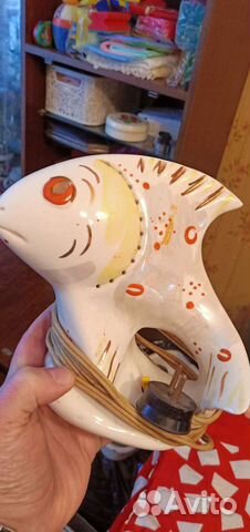 Светильник ночник СССР рыба