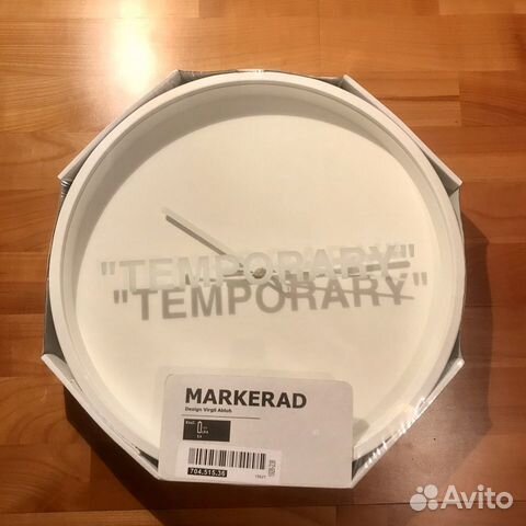 ikea x virgil abloh clock