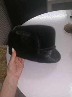 Меховая мужская шапка из нерпы
