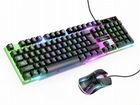 Набор игровой клавиатура- RGB+мышь 