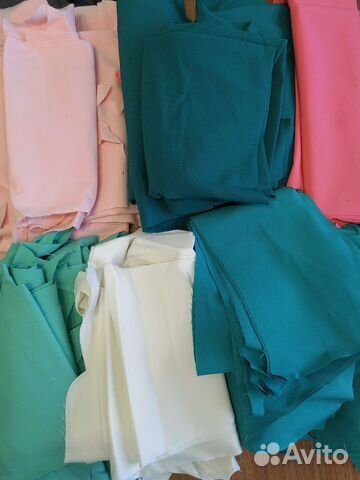 Лоскуты ткани(габардин)