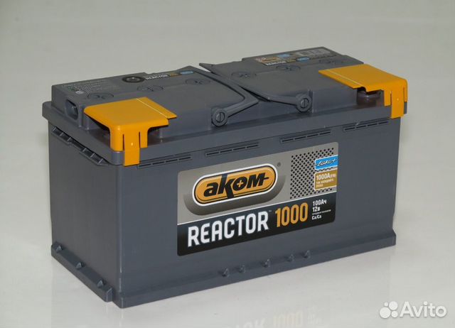 Акб 100Ач Аком Reactor оригинал на Газон, Валдай