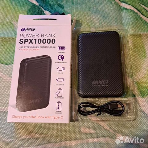 Новый Hiper Power Bank Li-Pol 10000 mAh